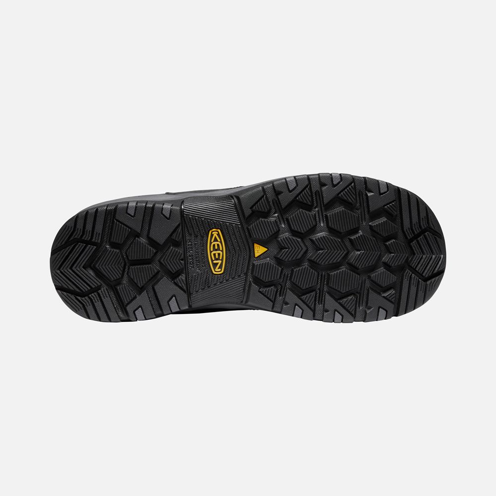 Botte de Travail Keen Homme Noir | Chicago 6\" Waterproof (Carbon-Fiber Toe) | ZCJAX-8617